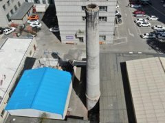 吉林某醫(yī)院鍋爐煙囪檢測